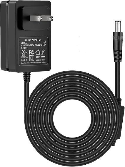 9V 2A AC Adapter for X-Rocker Pro Gaming Chair Power Supply Cord, Extra Long Charger Replaces H3 512 9V 2A AC Adapter for X-Rocker Pro Gaming Chair Power Supply Cord, Extra Long Charger Replaces H3 512